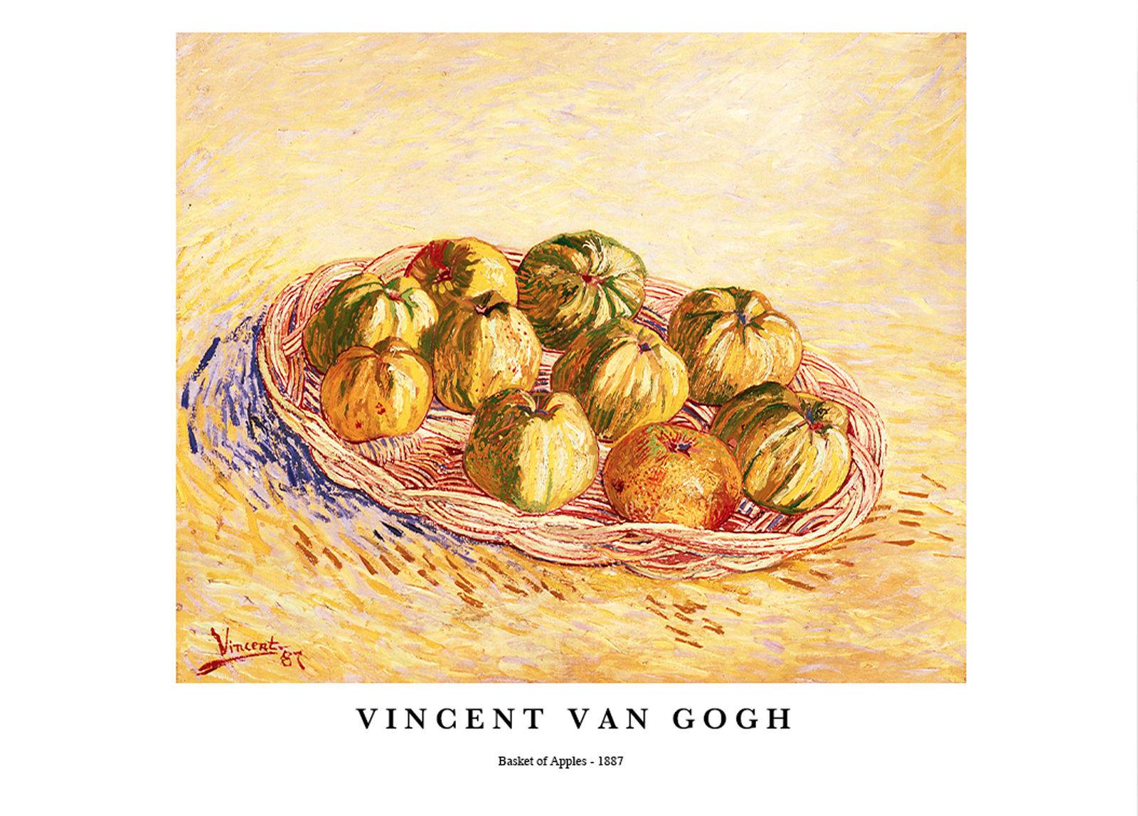 "Vincent Van Gogh - Basket of Apples Poster"