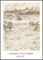 "Vincent Van Gogh - The Harvest Poster"