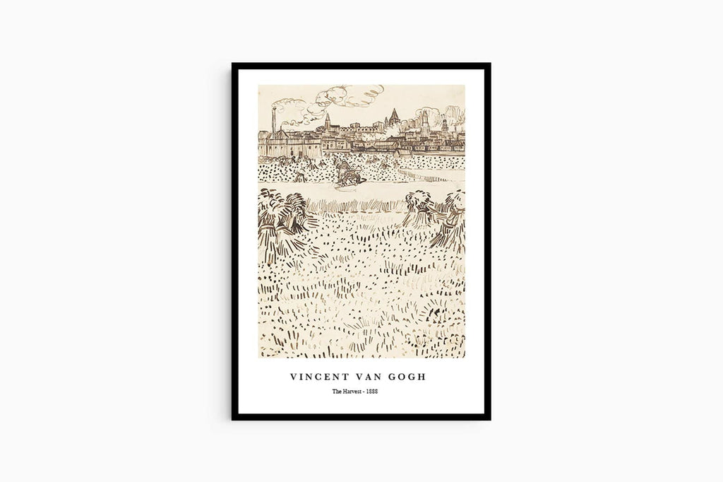 "Vincent Van Gogh - The Harvest Poster"
