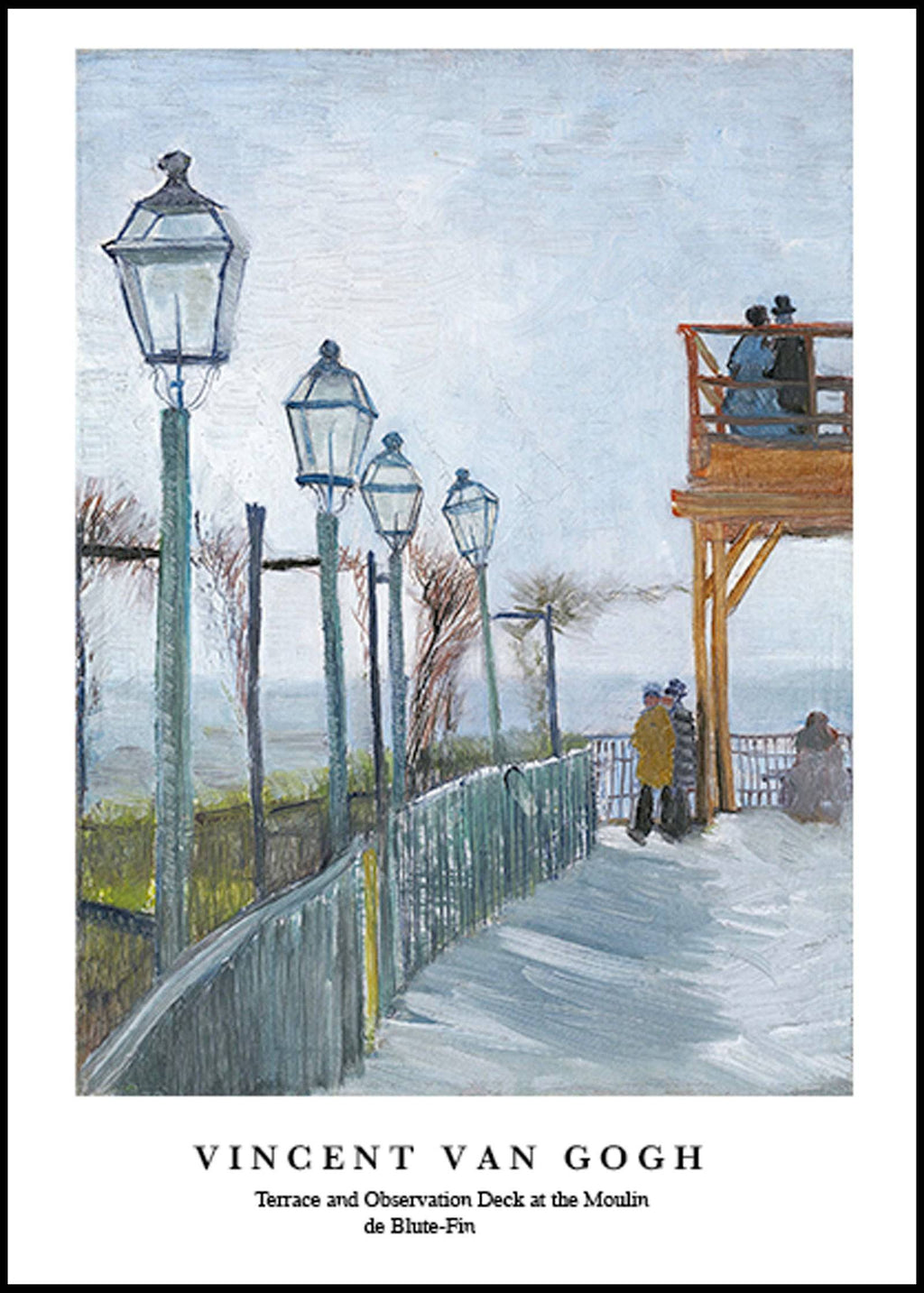 "Vincent Van Gogh - Terrace and Observation Poster"