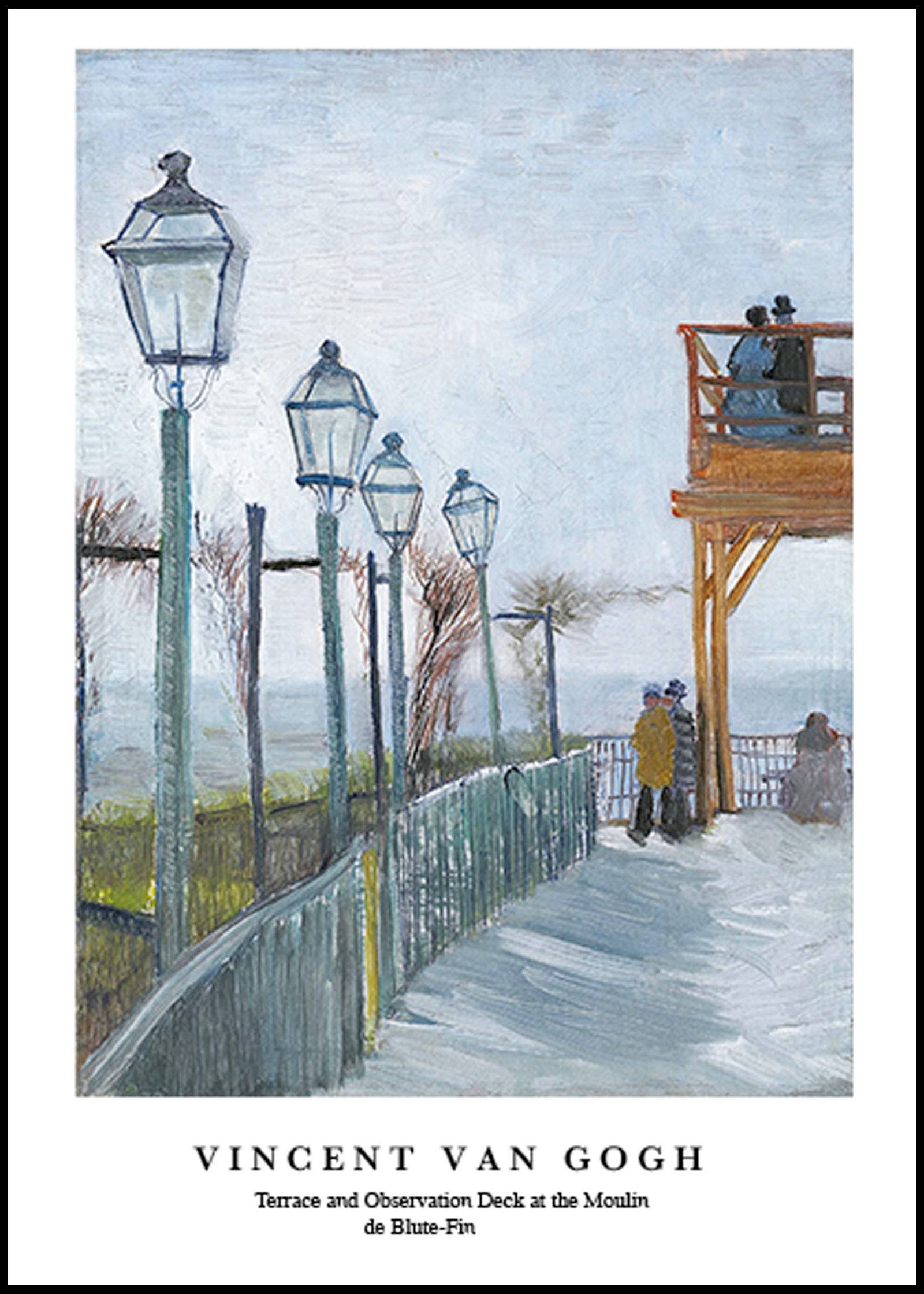 "Vincent Van Gogh - Terrace and Observation Poster"