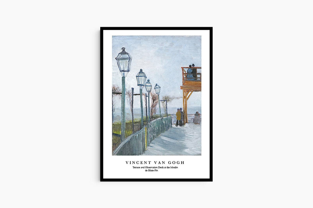 "Vincent Van Gogh - Terrace and Observation Poster"