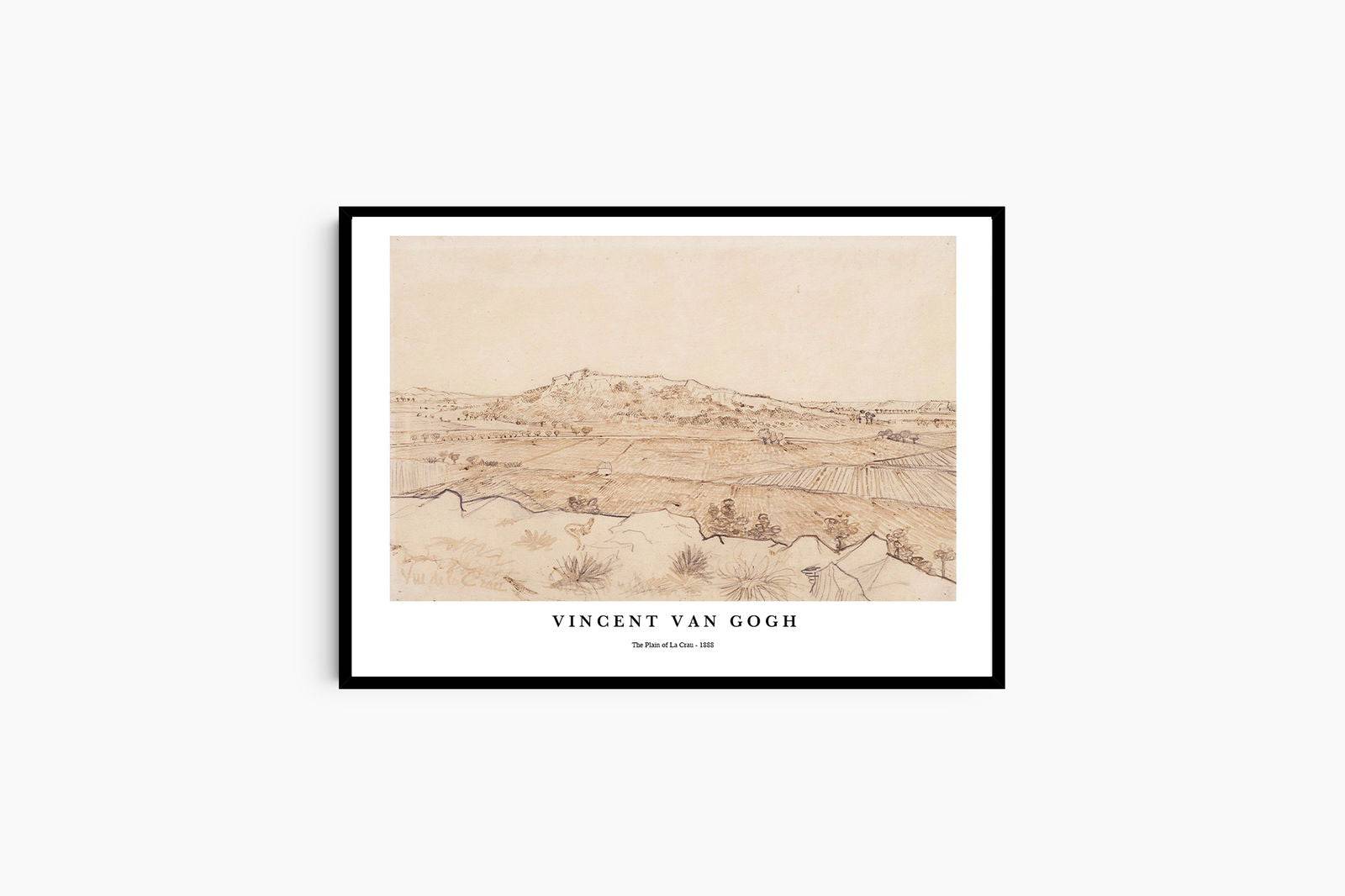 "Vincent Van Gogh - The Plain of La Crau Poster"