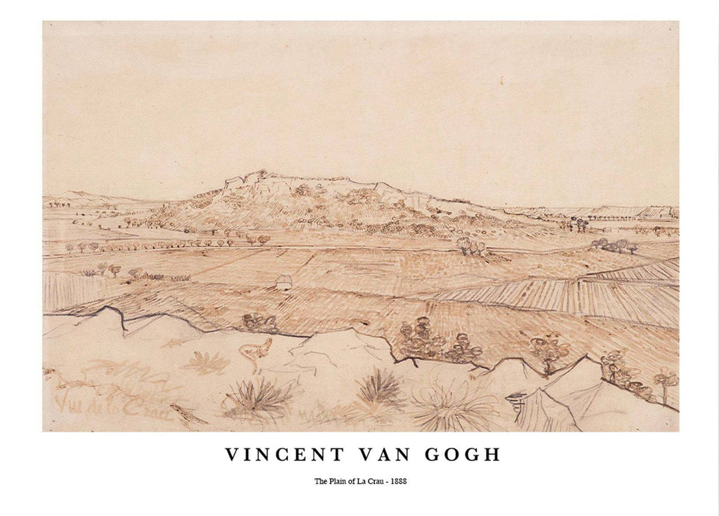 "Vincent Van Gogh - The Plain of La Crau Poster"