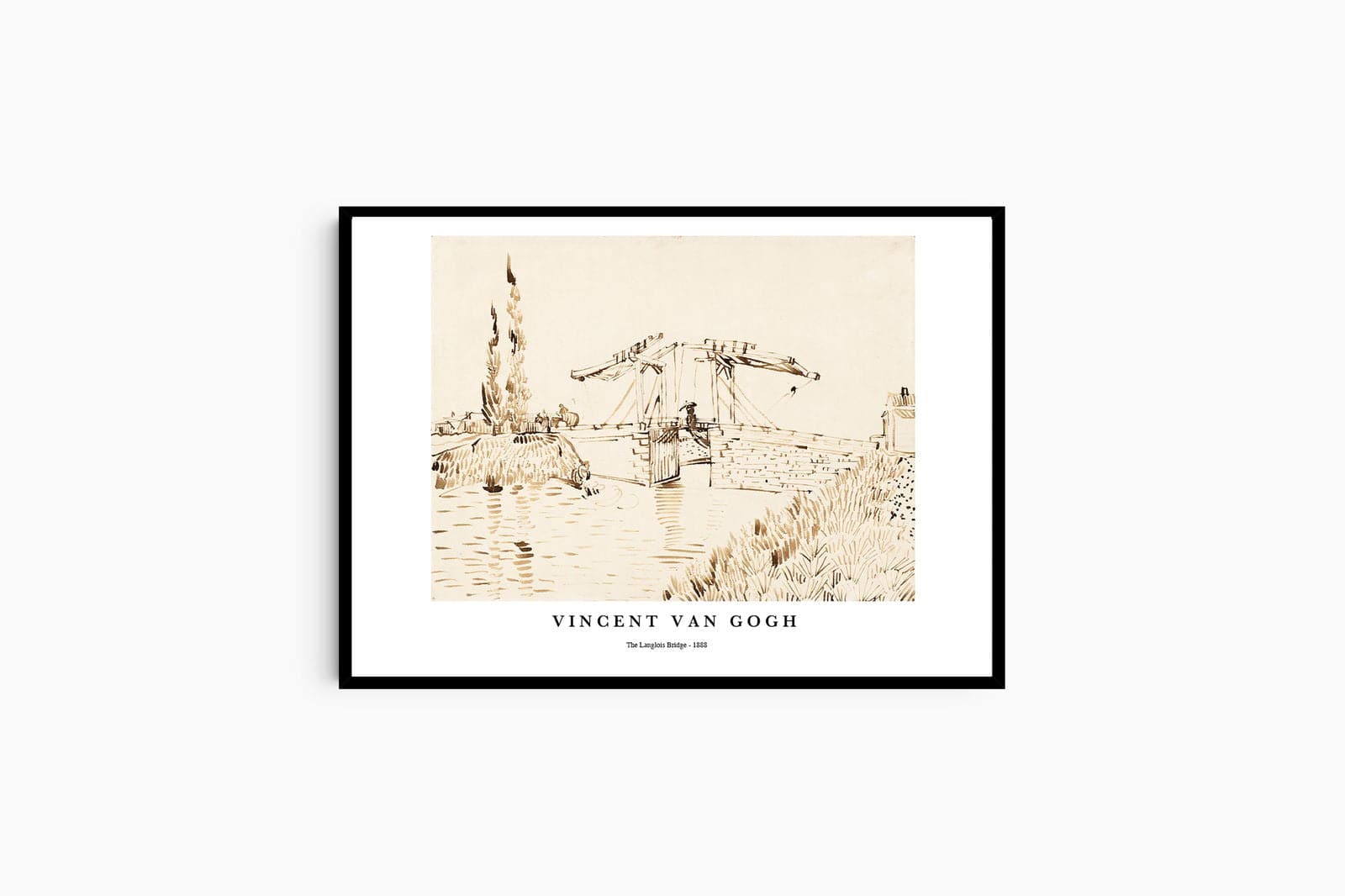 "Vincent Van Gogh - The Langlois Bridge Poster"