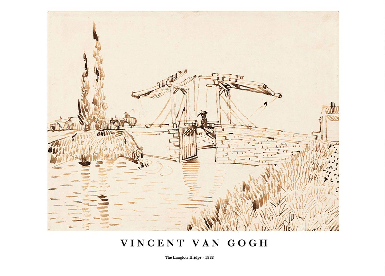 "Vincent Van Gogh - The Langlois Bridge Poster"