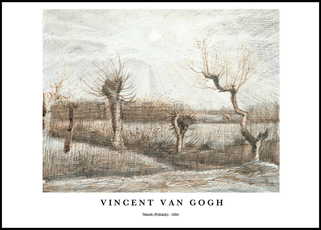 "Vincent Van Gogh - Tetards Poster"