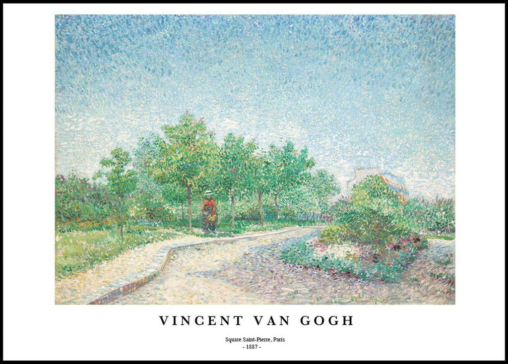 "Vincent Van Gogh - Square Saint-Pierre, Paris Poster"