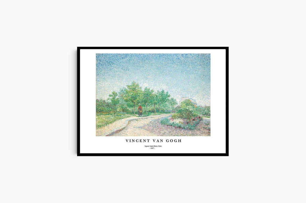 "Vincent Van Gogh - Square Saint-Pierre, Paris Poster"