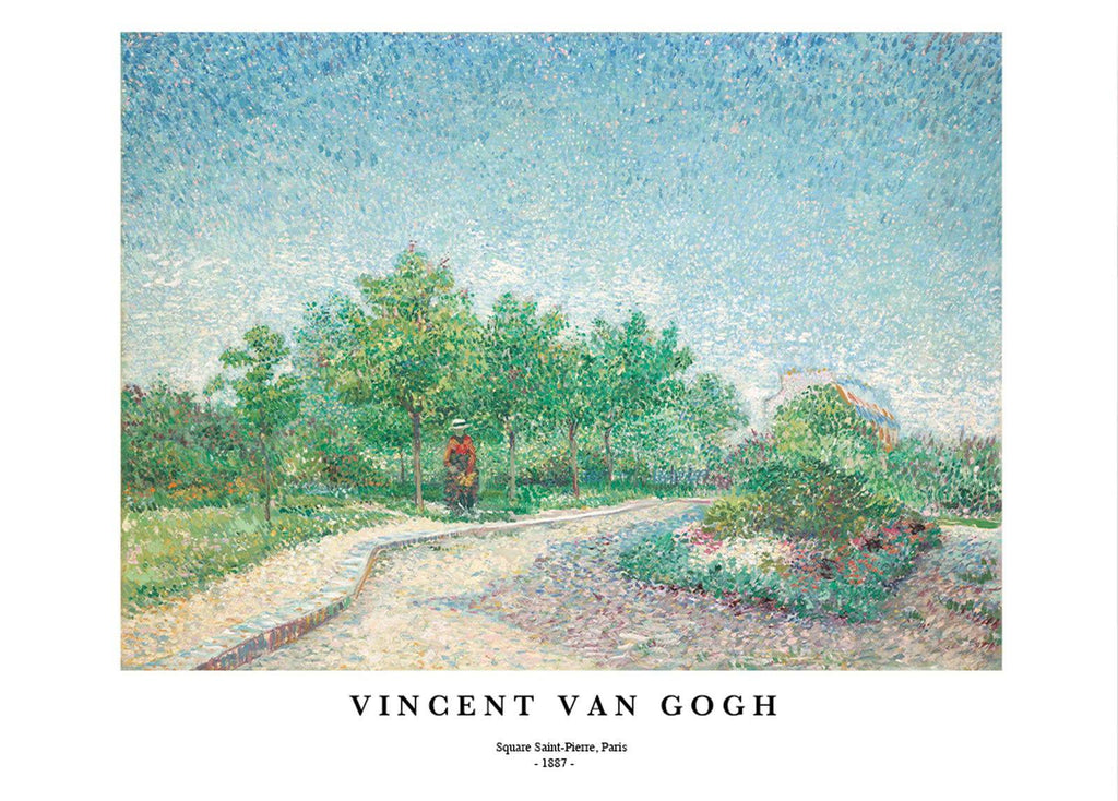 "Vincent Van Gogh - Square Saint-Pierre, Paris Poster"