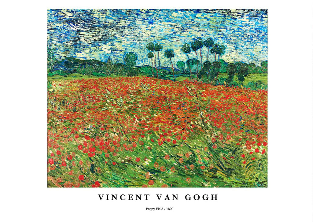"Vincent Van Gogh - Poppy Field Poster"