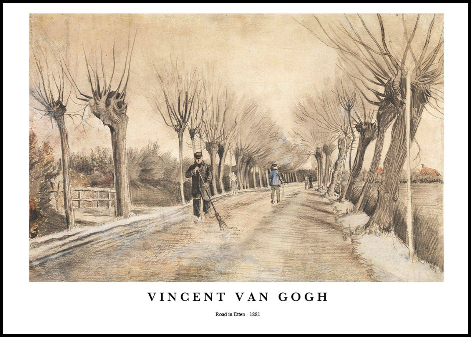 "Vincent Van Gogh - Road in Etten Poster"