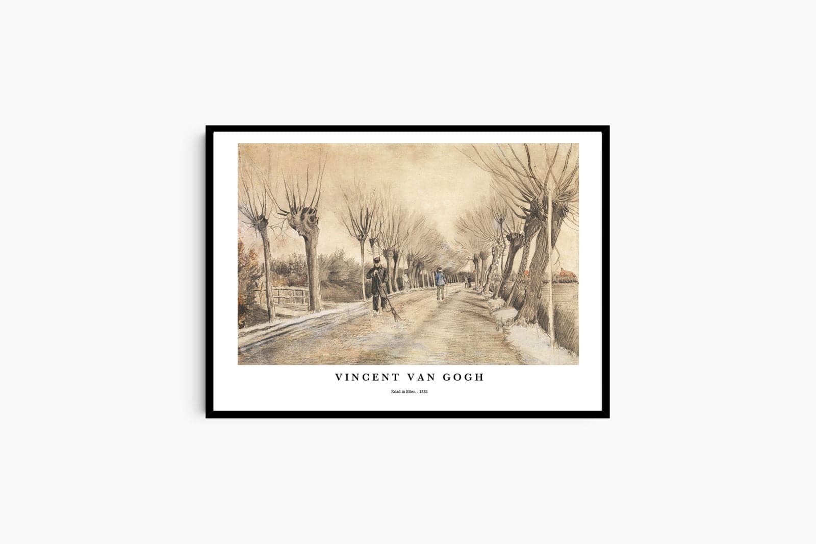 "Vincent Van Gogh - Road in Etten Poster"