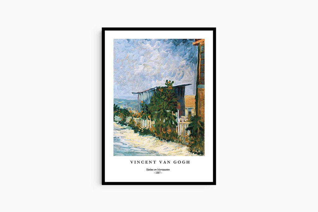 "Vincent Van Gogh - Shelter on Montmartre Poster"