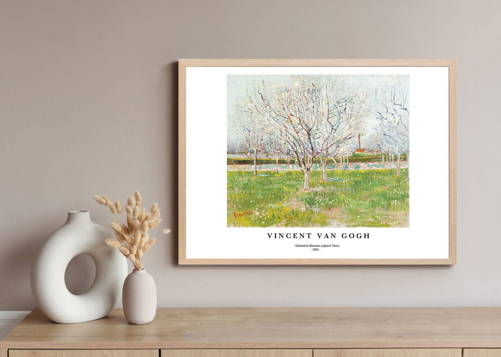 "Vincent Van Gogh - Orchard in Blossom Poster"