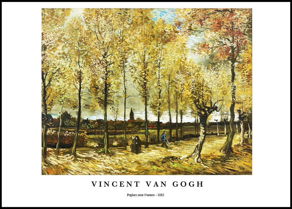 "Vincent Van Gogh - Poplars near Nuenen Poster"