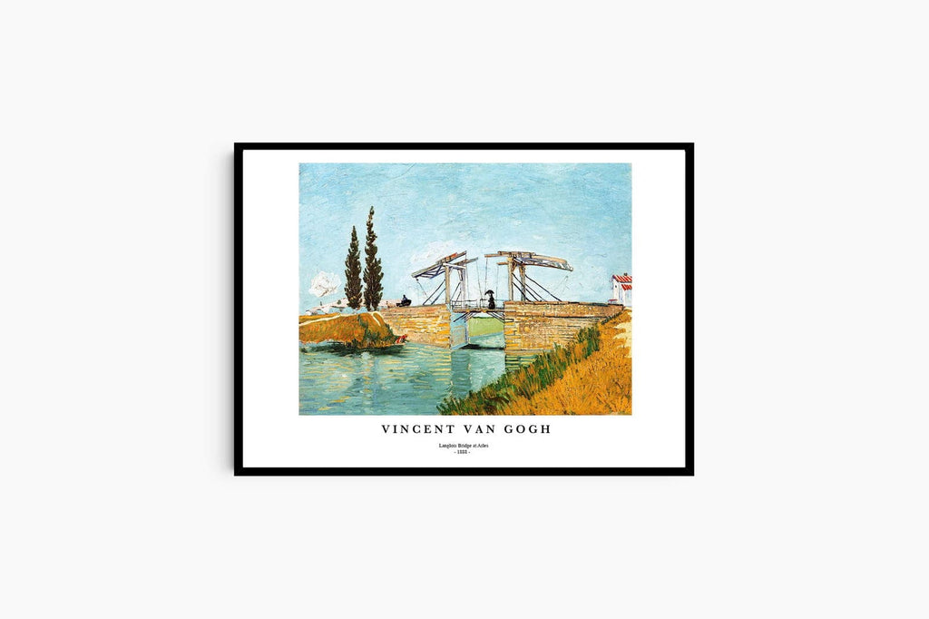 "Vincent Van Gogh - Langlois Bridge at Arles Poster"