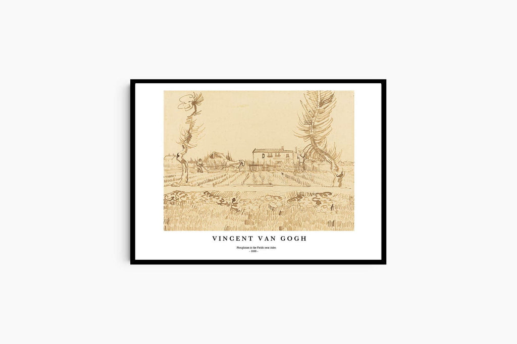 "Vincent Van Gogh - Ploughman in the Fields near Arles Poster"