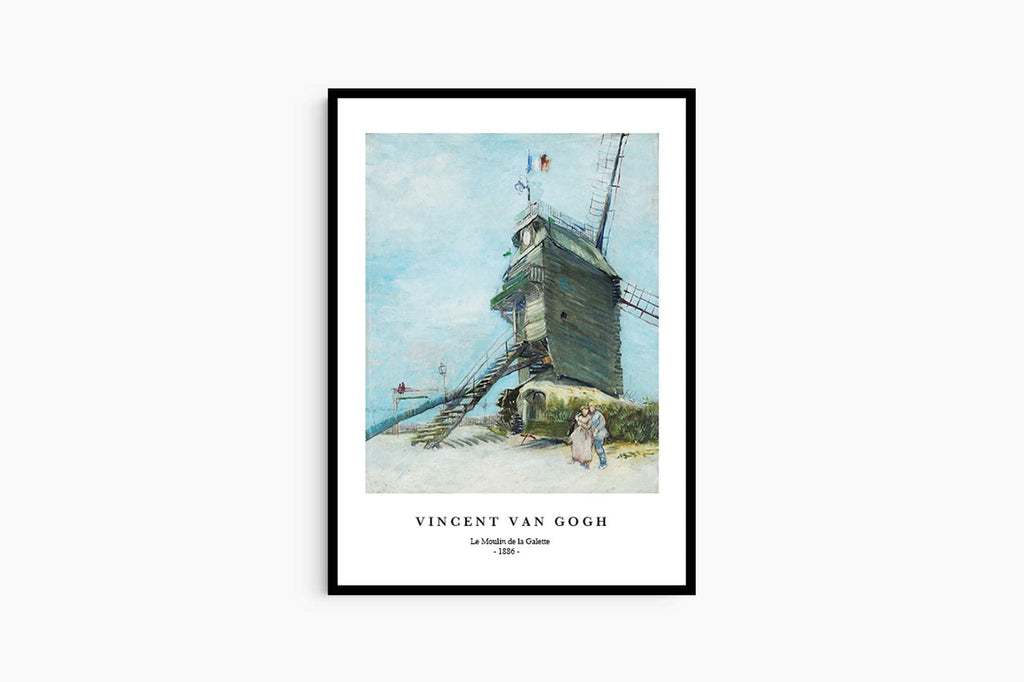 "Vincent Van Gogh - Le Moulin de la Galette Poster"