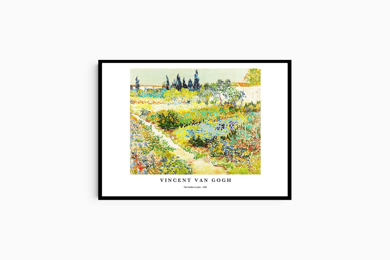 "Vincent Van Gogh - The Garden at Arles Poster"