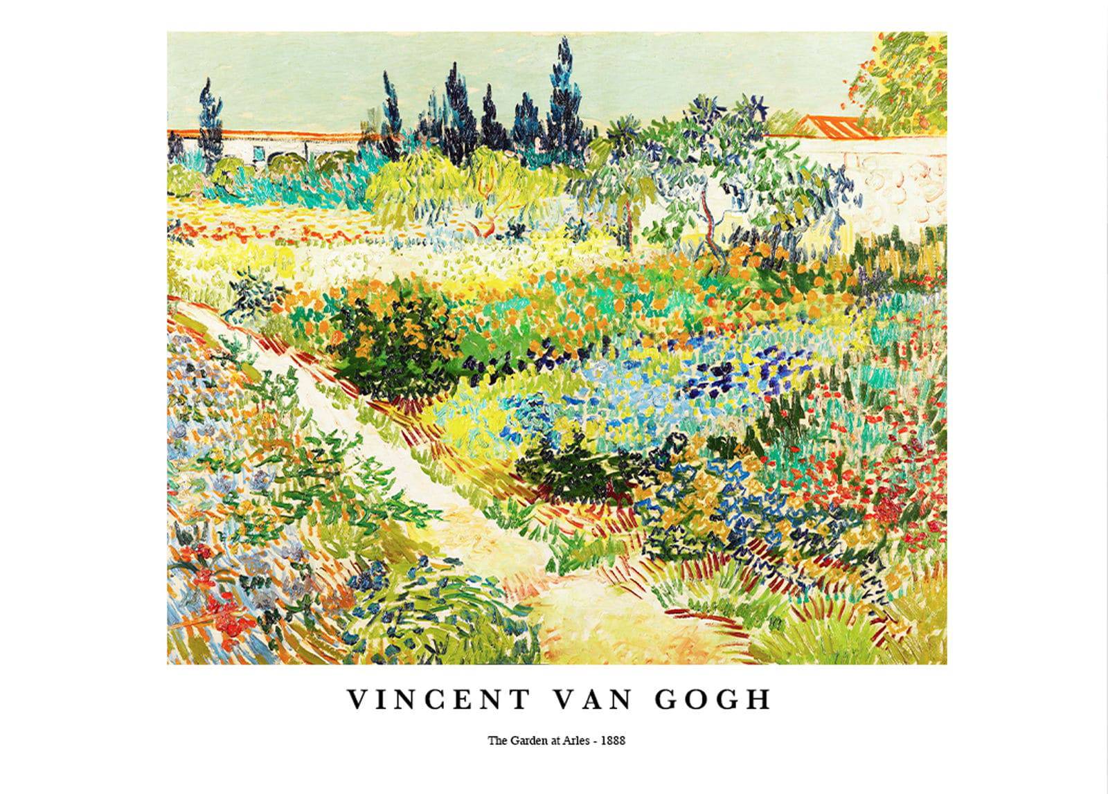 "Vincent Van Gogh - The Garden at Arles Poster"