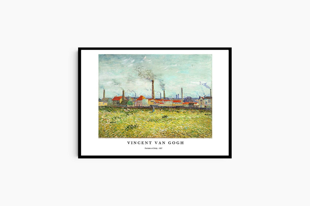 "Vincent Van Gogh - Factories at Clichy Poster"