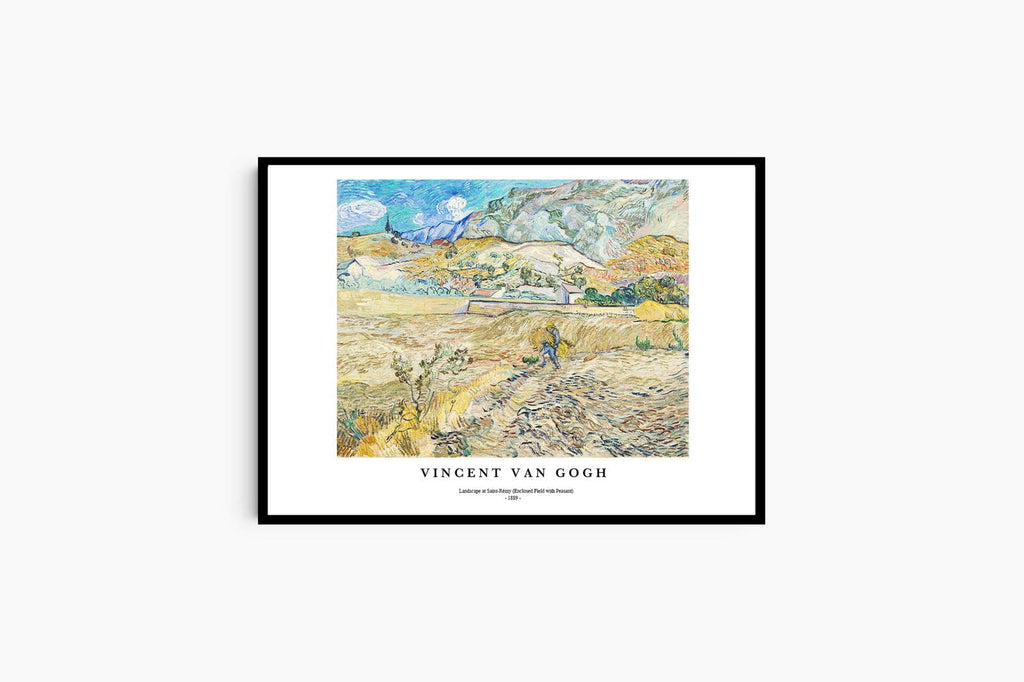 "Vincent Van Gogh - Landscape at Saint-Rémy Poster"