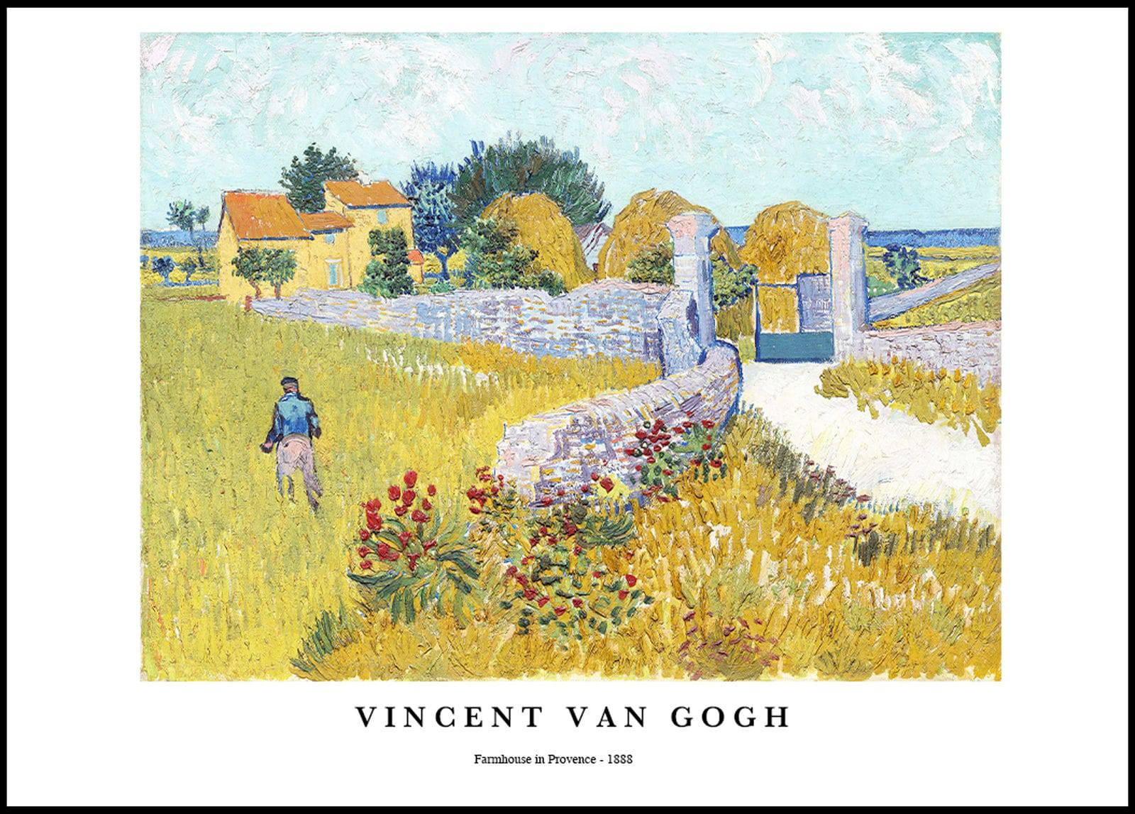 "Vincent Van Gogh - Farmhouse in Provence Poster"
