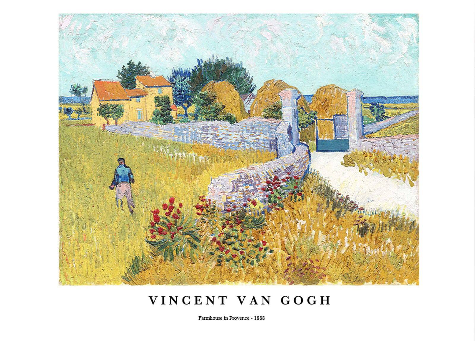 "Vincent Van Gogh - Farmhouse in Provence Poster"