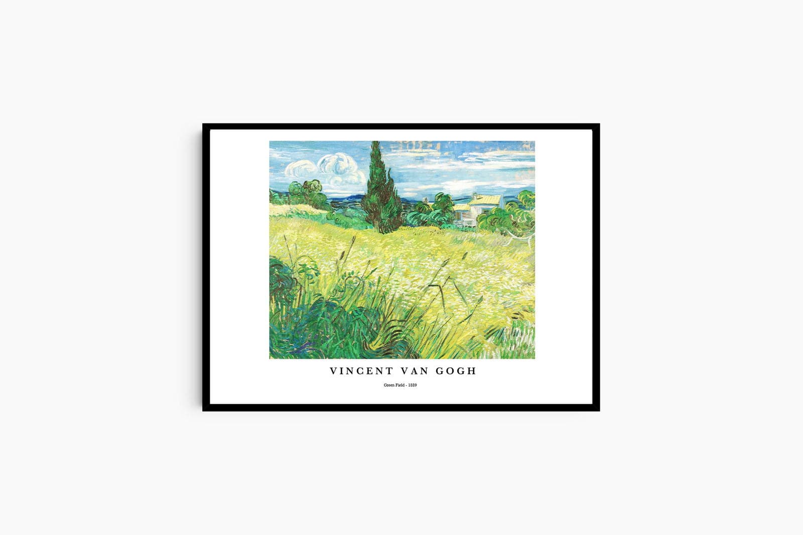 "Vincent Van Gogh - Green Field Poster"
