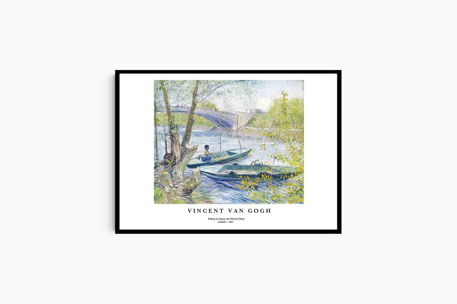 "Vincent Van Gogh - Fishing in Spring Poster"