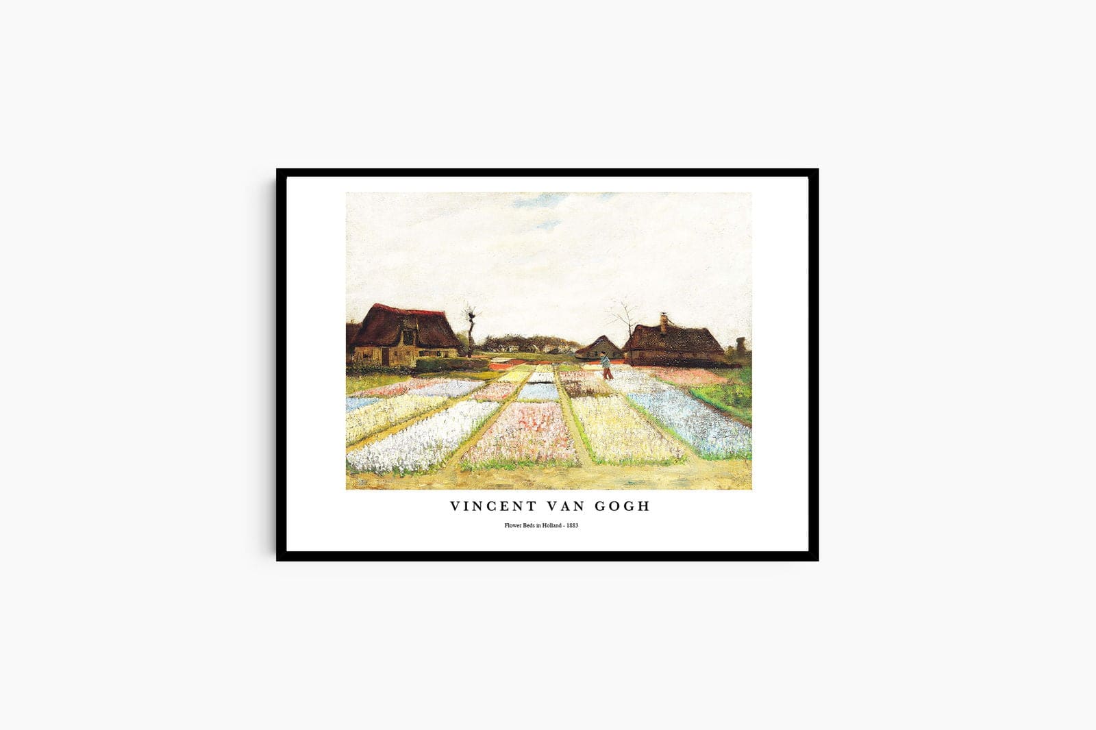 "Vincent Van Gogh - Flower Beds in Holland Poster"