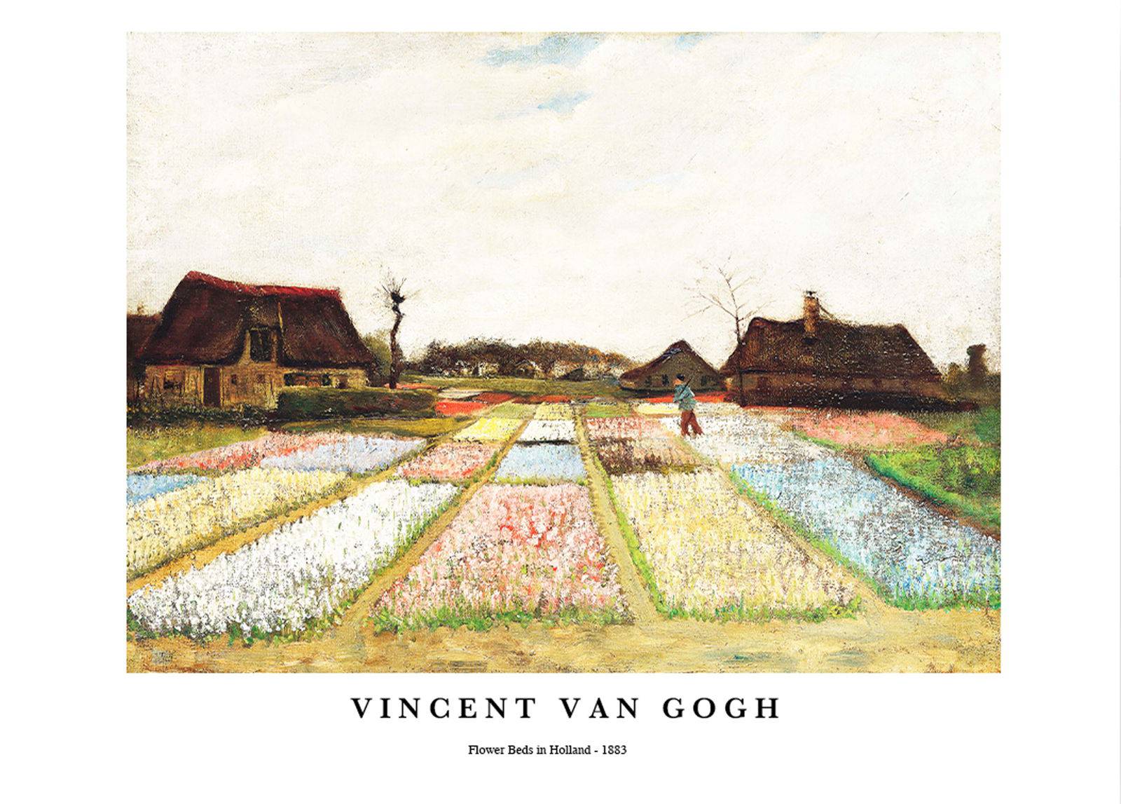 "Vincent Van Gogh - Flower Beds in Holland Poster"