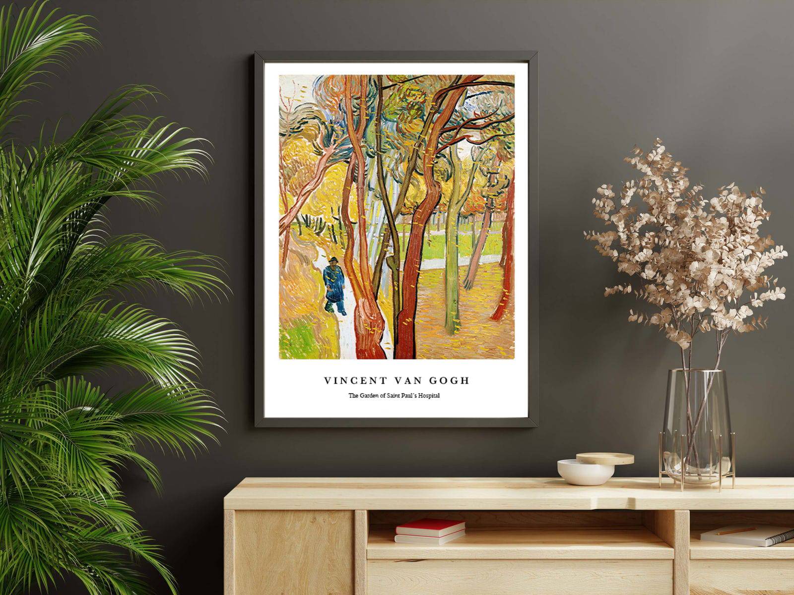 "Vincent Van Gogh - The Garden of Saint Paul's Hospital Poster"