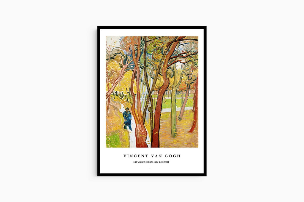 "Vincent Van Gogh - The Garden of Saint Paul's Hospital Poster"
