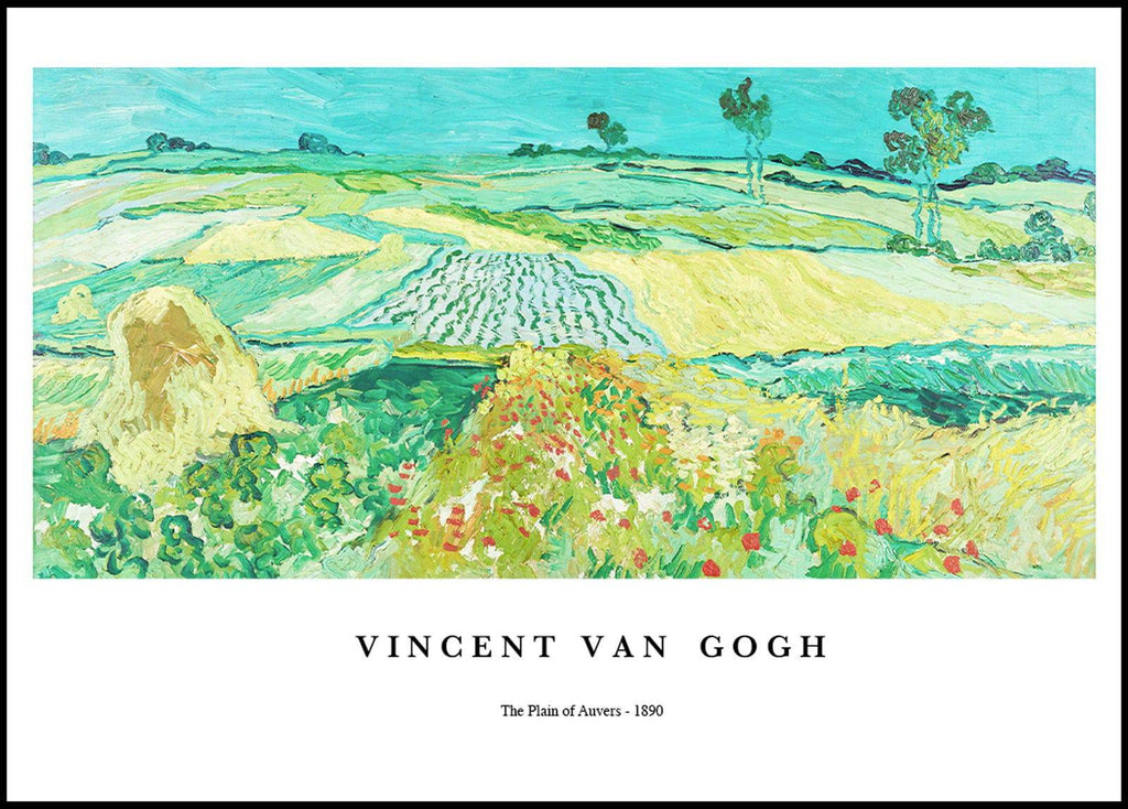 "Vincent Van Gogh - The Plain of Auvers Poster"