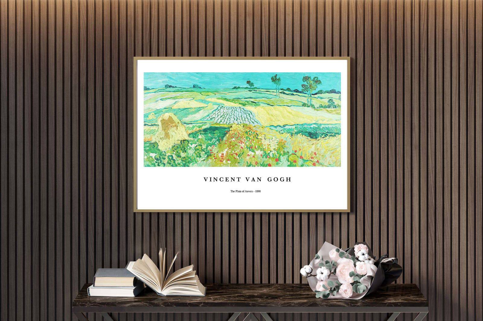 "Vincent Van Gogh - The Plain of Auvers Poster"