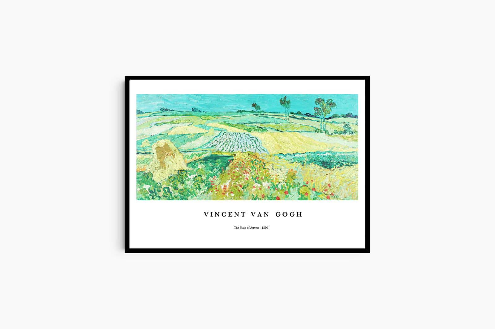 "Vincent Van Gogh - The Plain of Auvers Poster"