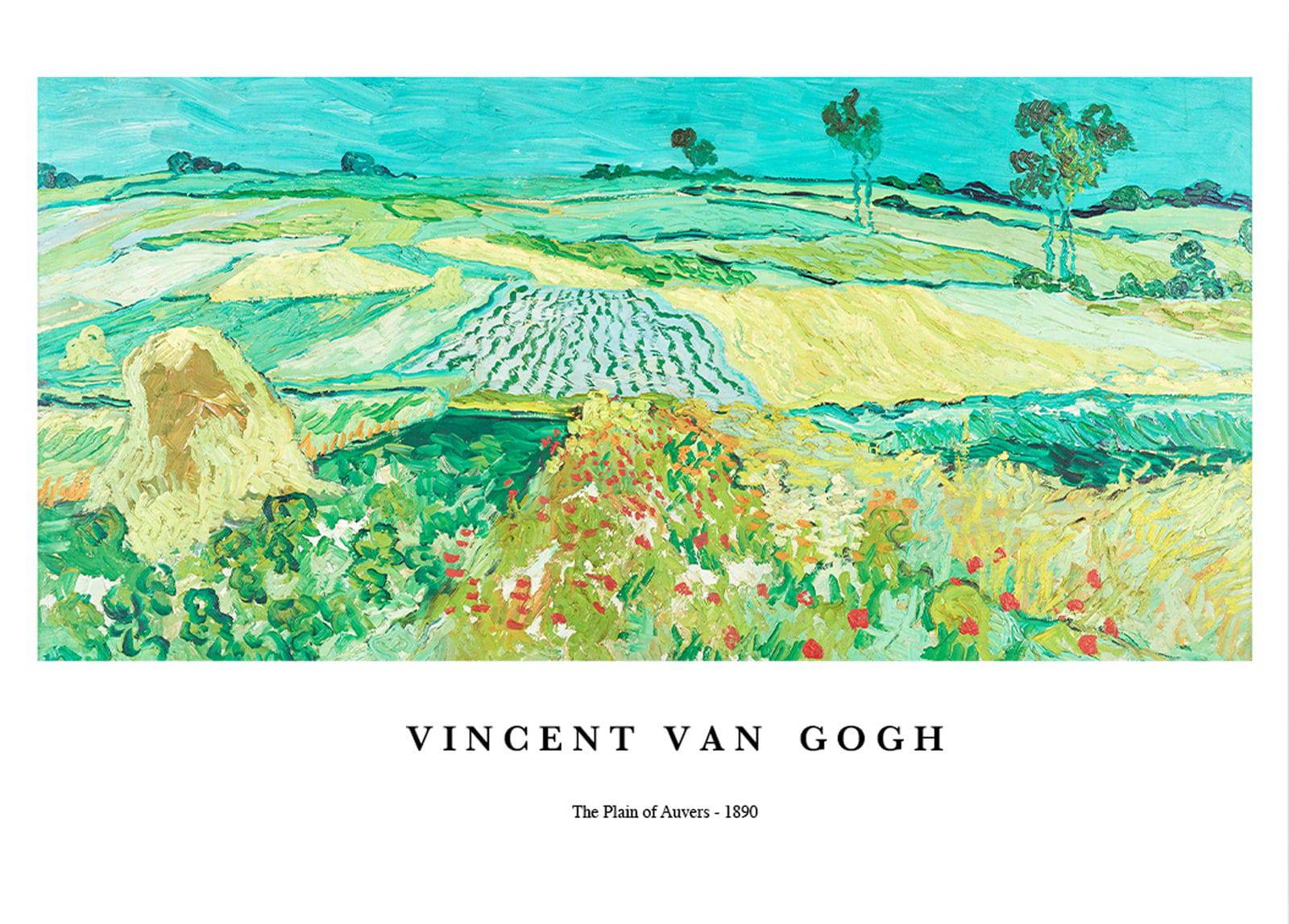 "Vincent Van Gogh - The Plain of Auvers Poster"