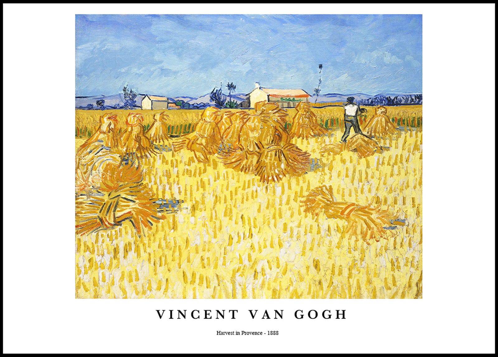 "Vincent Van Gogh - Harvest in Provence Poster"