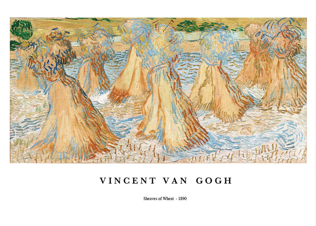 "Vincent Van Gogh - Sheaves of Wheat Poster"