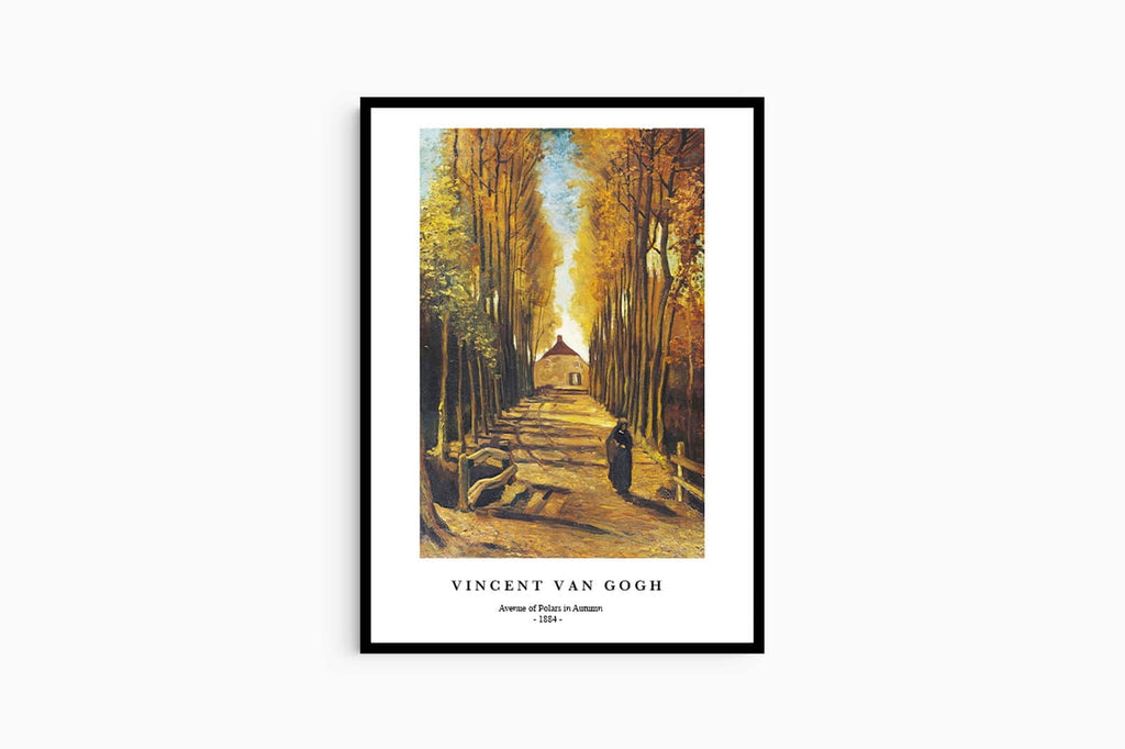 "Vincent Van Gogh - Avenue of Polars in Autumn Poster"
