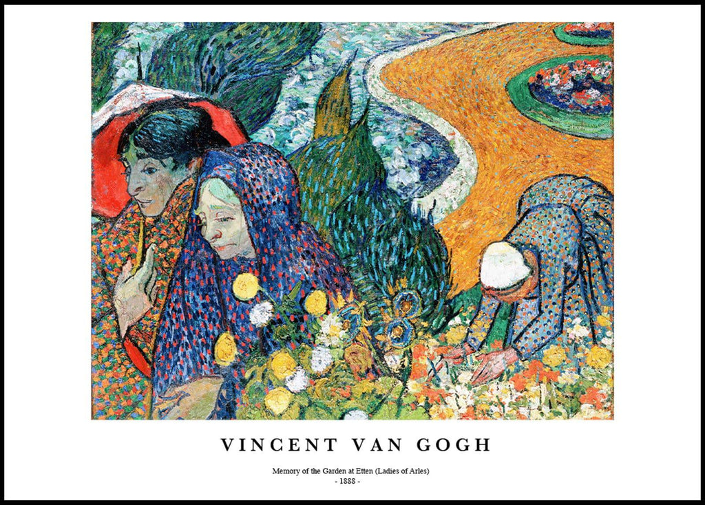 "Vincent Van Gogh - Memory of the Garden at Etten Poster"