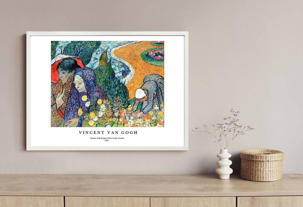 "Vincent Van Gogh - Memory of the Garden at Etten Poster"