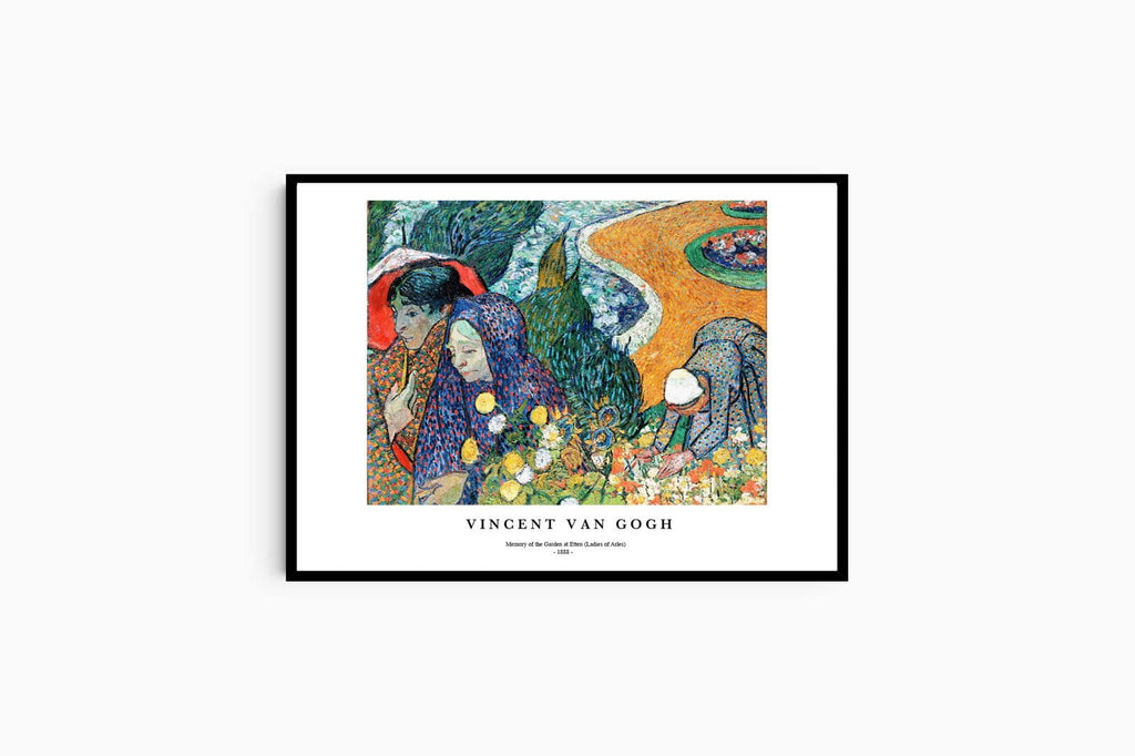 "Vincent Van Gogh - Memory of the Garden at Etten Poster"