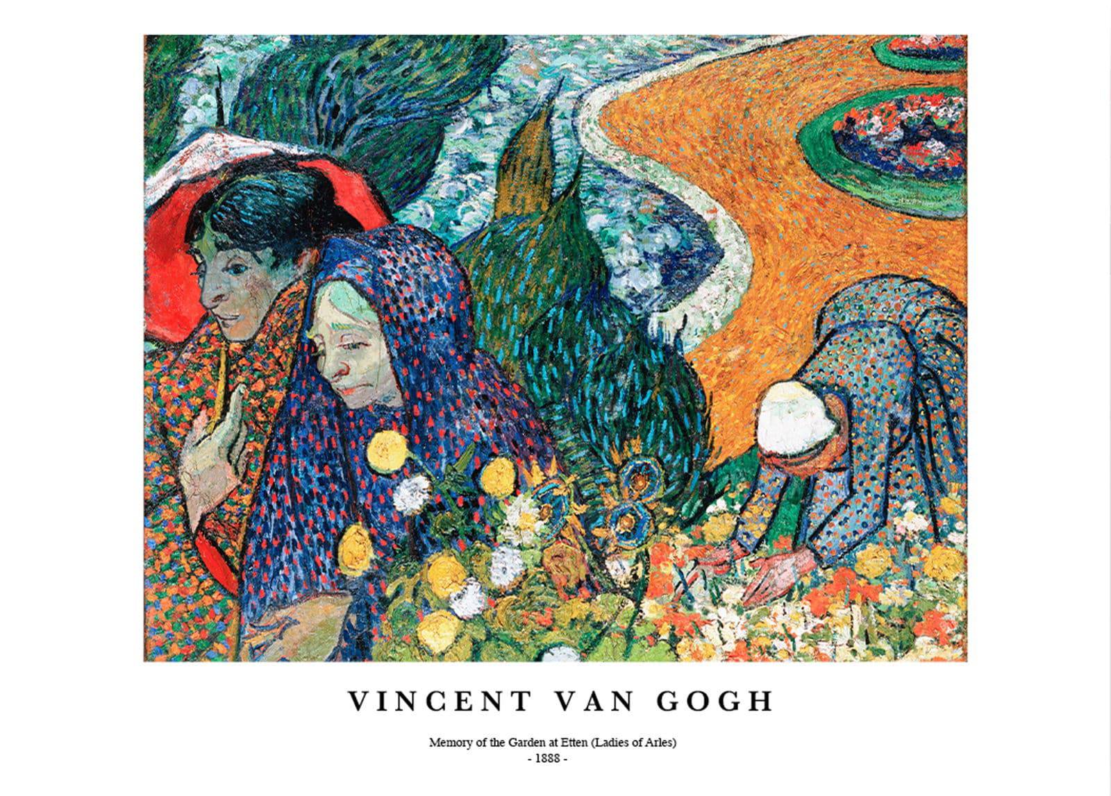 "Vincent Van Gogh - Memory of the Garden at Etten Poster"