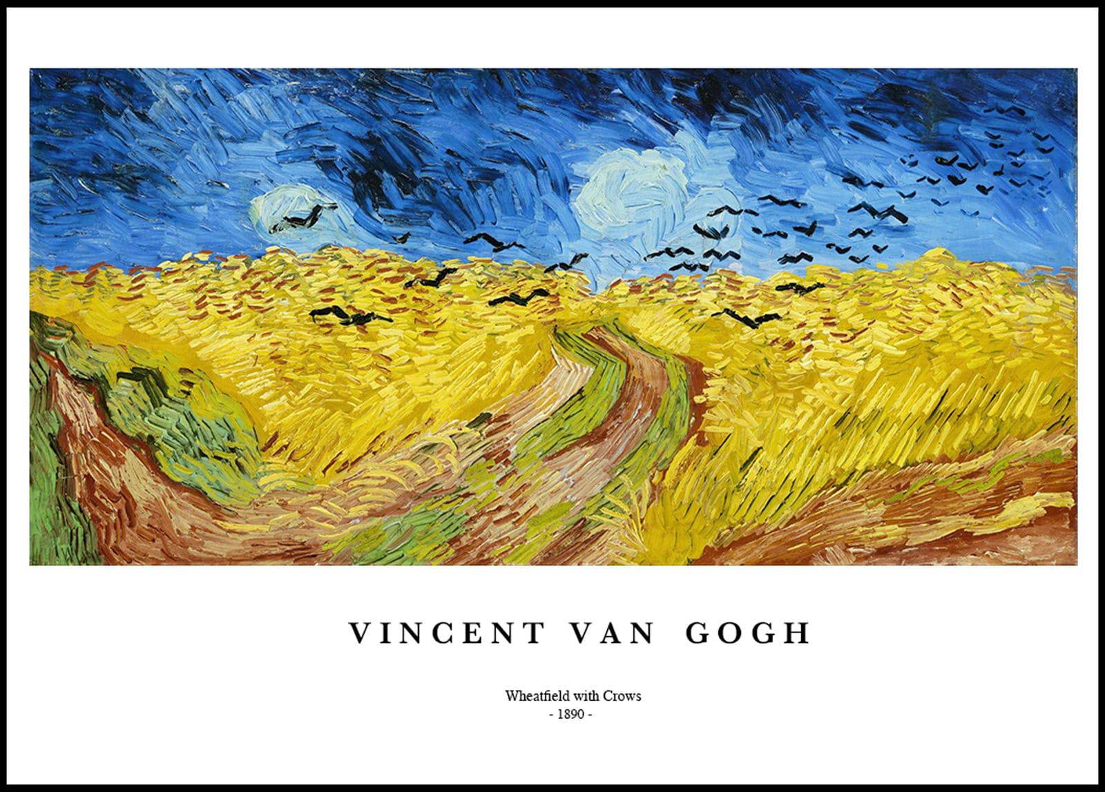 "Vincent Van Gogh - Wheatfield with Crows Poster"