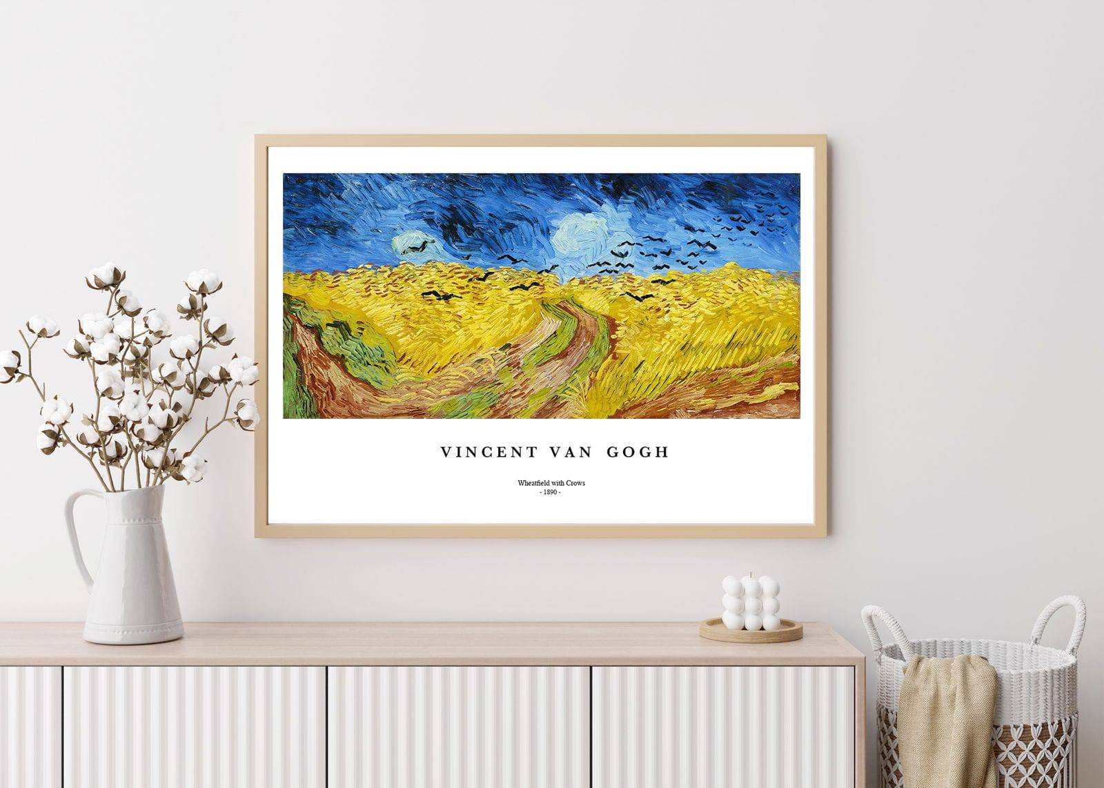 "Vincent Van Gogh - Wheatfield with Crows Poster"