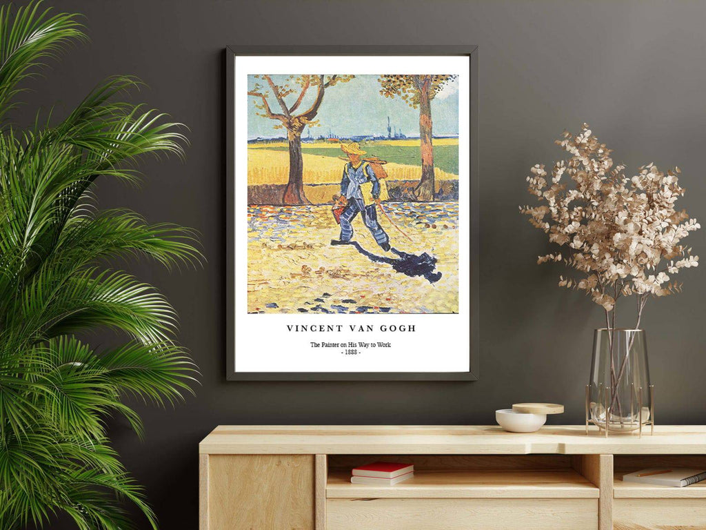 "Vincent Van Gogh - The Painter on His Way to Work Poster"