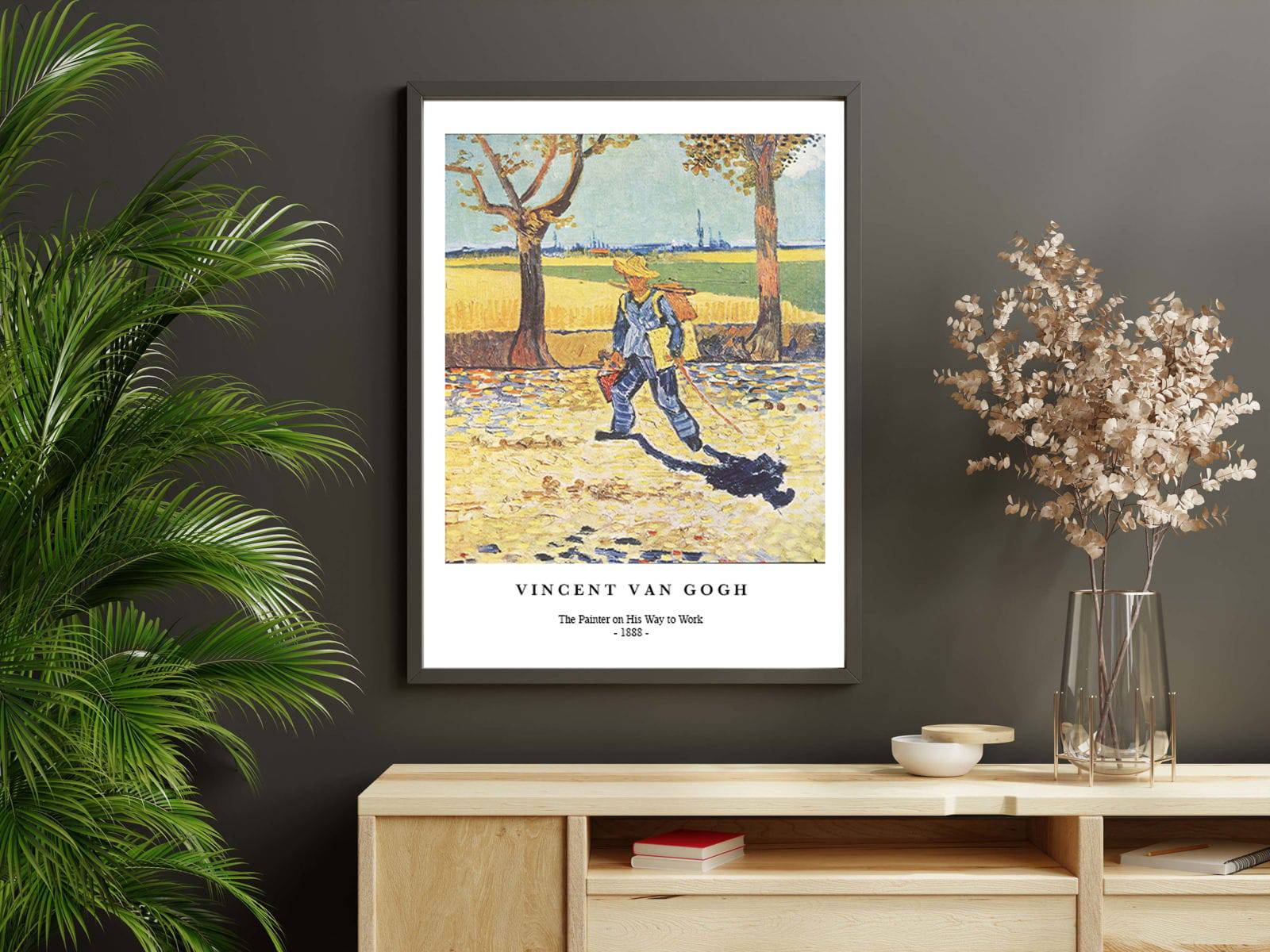 "Vincent Van Gogh - The Painter on His Way to Work Poster"